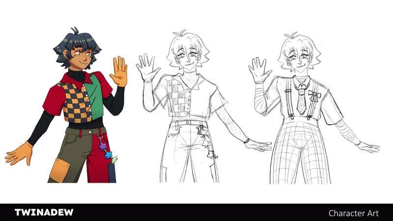 Twinadew Character Art