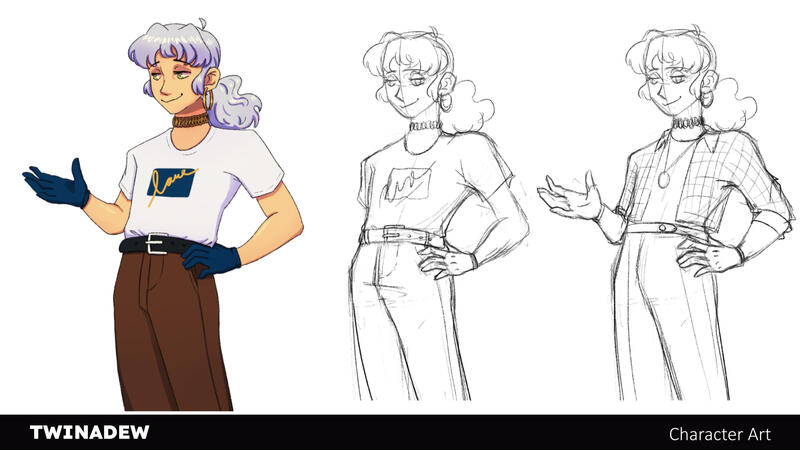 Twinadew Character Art